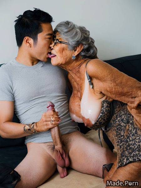 Saliva handjob busty slutty sweat air kiss seduction AI porn - made.porn on pornintellect.com