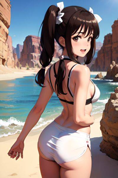 Anime Busty Small Tits 70s Age Laughing Face Brunette Pigtails Hair Style Light Skin Film Photo Desert Back View Massage Nurse 3681076026720169810 - AI Hentai - aihentai.co on pornintellect.com