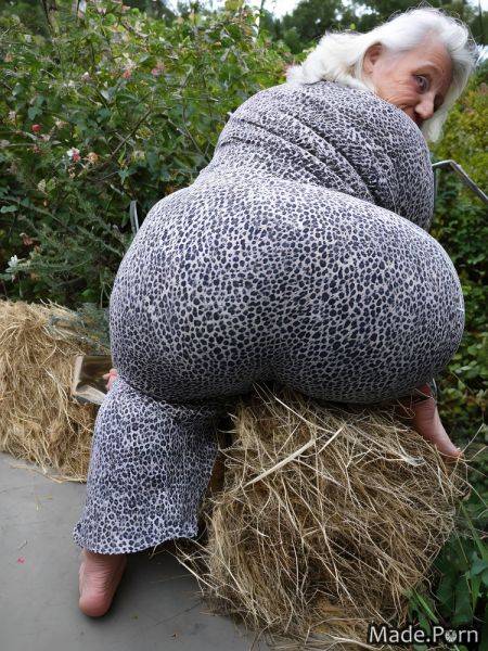 Woman big hips tight sitting big ass white hair thick thighs AI porn - made.porn on pornintellect.com
