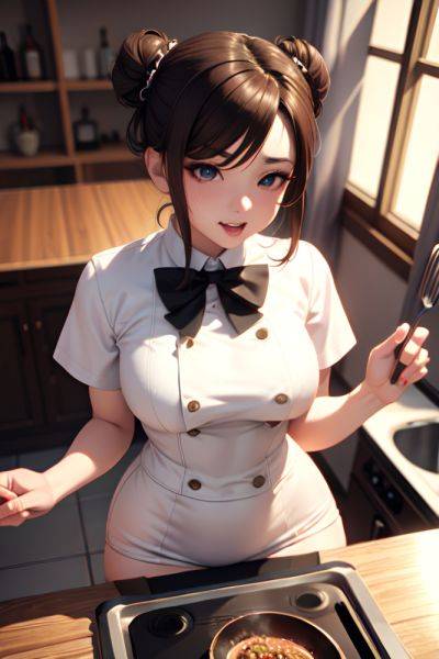 Anime Busty Small Tits 40s Age Ahegao Face Brunette Hair Bun Hair Style Light Skin 3d Bar Front View Cooking Goth 3681563076538353146 - AI Hentai - aihentai.co on pornintellect.com
