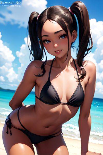 Anime Skinny Small Tits 30s Age Ahegao Face Brunette Pigtails Hair Style Dark Skin Illustration Yacht Front View Gaming Bikini 3676874260225098304 - AI Hentai - aihentai.co on pornintellect.com
