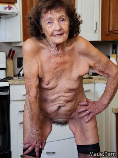 Kitchen nude babe facial skinny woman photo AI porn - made.porn on pornintellect.com