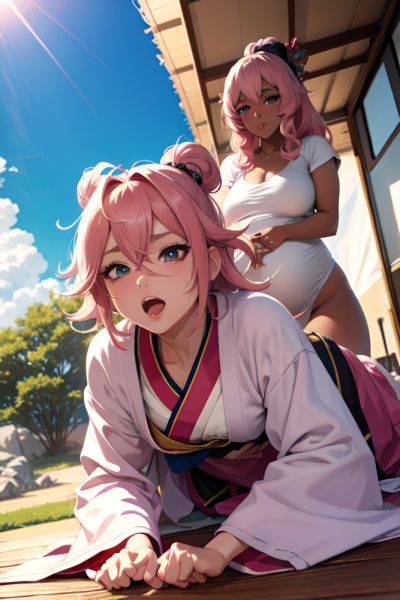 Anime Pregnant Small Tits 80s Age Ahegao Face Pink Hair Messy Hair Style Dark Skin Warm Anime Tent Close Up View Bending Over Geisha 3681737020653841619 - AI Hentai - aihentai.co on pornintellect.com
