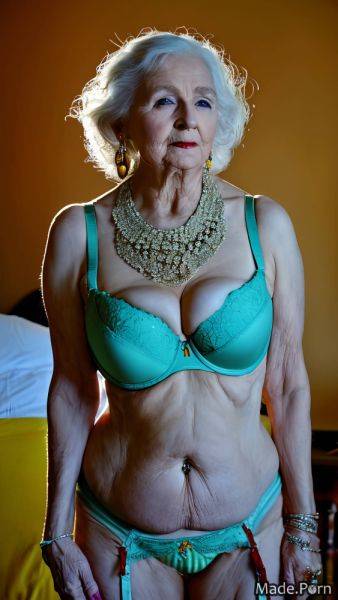 Earrings necklace gigantic boobs jewish perfect body push-up bra wife AI porn - made.porn on pornintellect.com