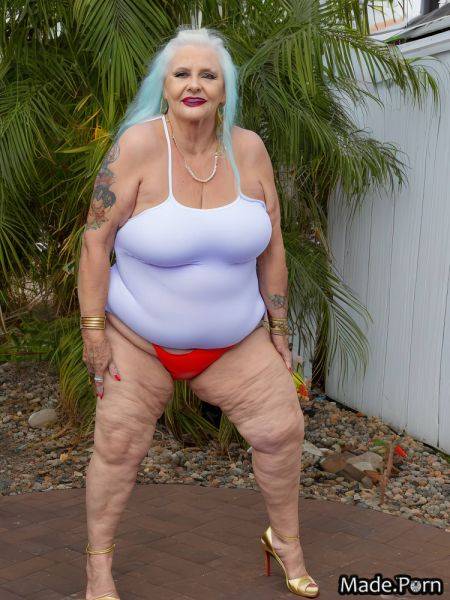 Standing saggy tits 90 photo gold spandex necklace AI porn - made.porn on pornintellect.com