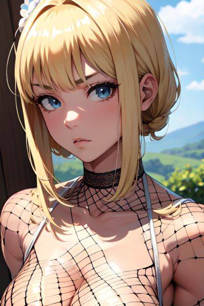 Anime Muscular Small Tits 60s Age Serious Face Blonde Bangs Hair Style Light Skin Soft Anime Wedding Close Up View Massage Fishnet 3677129381285819886 - AI Hentai - aihentai.co on pornintellect.com