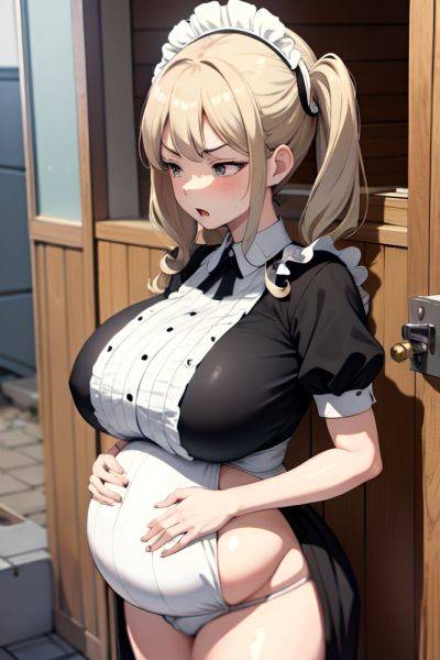 Anime Pregnant Huge Boobs 60s Age Angry Face Brunette Pigtails Hair Style Light Skin Black And White Sauna Front View Sleeping Maid 3677156439116127372 - AI Hentai - aihentai.co on pornintellect.com