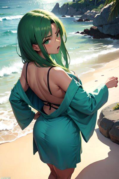 Anime Pregnant Small Tits 40s Age Angry Face Green Hair Straight Hair Style Dark Skin Soft Anime Beach Back View Massage Bathrobe 3677307192934213988 - AI Hentai - aihentai.co on pornintellect.com