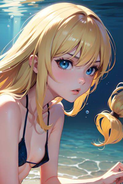 Anime Skinny Small Tits 80s Age Serious Face Blonde Straight Hair Style Light Skin Illustration Underwater Close Up View Gaming Stockings 3677488869589216756 - AI Hentai - aihentai.co on pornintellect.com