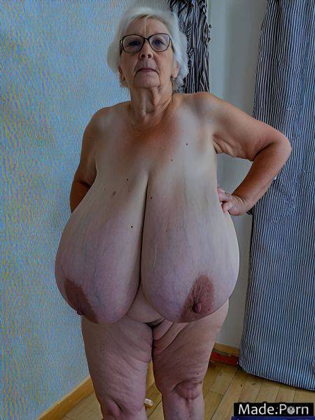 Strip club sun tanning white hair skinny saggy tits surprised amateur AI porn - made.porn on pornintellect.com