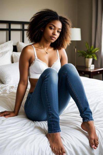 With jeans in the bedroom (AI generated) - erome.com on pornintellect.com