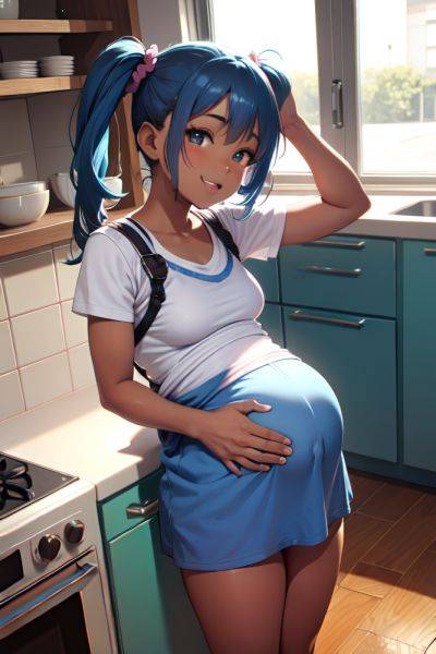 Anime Pregnant Small Tits 20s Age Happy Face Blue Hair Pigtails Hair Style Dark Skin Film Photo Kitchen Back View Spreading Legs Schoolgirl 3683843702119753342 - AI Hentai - aihentai.co on pornintellect.com