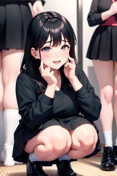 Anime Chubby Small Tits 50s Age Happy Face Black Hair Straight Hair Style Light Skin Soft + Warm Changing Room Close Up View Squatting Goth 3683909416644738346 - AI Hentai - aihentai.co on pornintellect.com