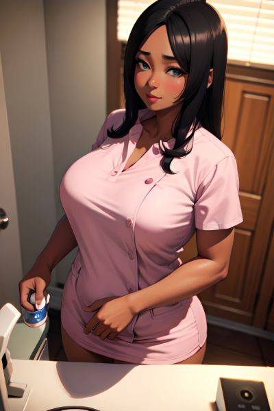 Anime Chubby Small Tits 70s Age Seductive Face Black Hair Straight Hair Style Dark Skin 3d Bathroom Close Up View Gaming Nurse 3684036975564842843 - AI Hentai - aihentai.co on pornintellect.com