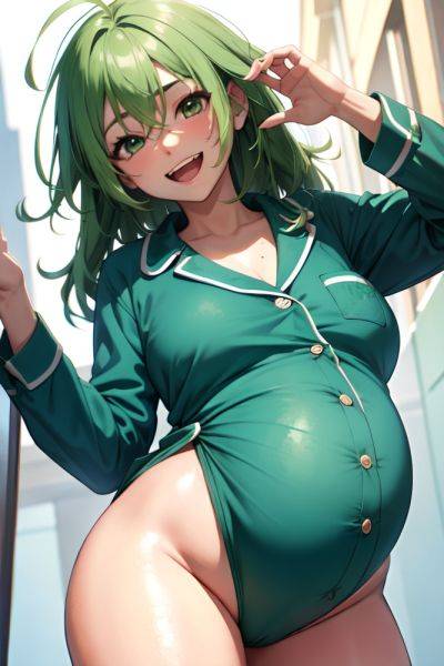 Anime Pregnant Small Tits 18 Age Laughing Face Green Hair Messy Hair Style Dark Skin Watercolor Street Close Up View Spreading Legs Pajamas 3684187727857556514 - AI Hentai - aihentai.co on pornintellect.com