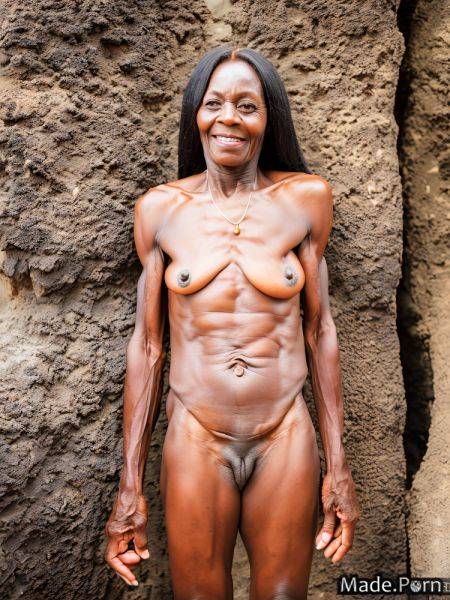 Straight hair long hair smile woman 90 saggy tits himba AI porn - made.porn on pornintellect.com