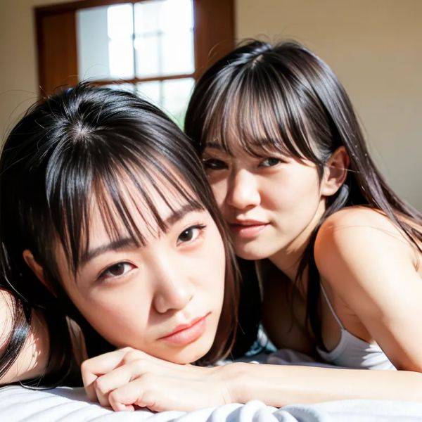 , japanese,(2women:2),aging,(RAW photo, best quality, masterpiece:1.1), (realistic, photo-realistic:1.2), ultra-detailed, ultra high res, physically-based rendering,cat ears,silver eyeglasses,pantyhose,sleeping,daytime,reception,front view,(adult:1.5) - pornmake.ai - Japan on pornintellect.com