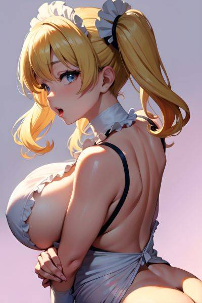 Anime Busty Huge Boobs 80s Age Shocked Face Blonde Pigtails Hair Style Light Skin Crisp Anime Party Back View Cumshot Maid 3684585873592623840 - AI Hentai - aihentai.co on pornintellect.com