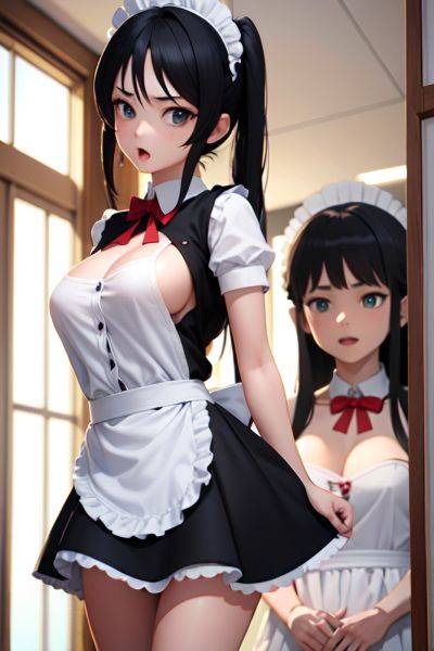 Anime Busty Small Tits 18 Age Shocked Face Black Hair Straight Hair Style Light Skin 3d Changing Room Front View Jumping Maid 3684612931886925197 - AI Hentai - aihentai.co on pornintellect.com