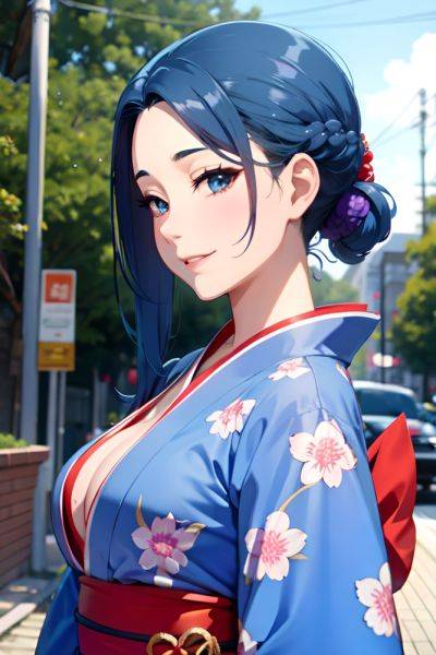 Anime Busty Small Tits 30s Age Happy Face Blue Hair Slicked Hair Style Light Skin Soft + Warm Car Side View Cumshot Kimono 3684636126369449670 - AI Hentai - aihentai.co on pornintellect.com