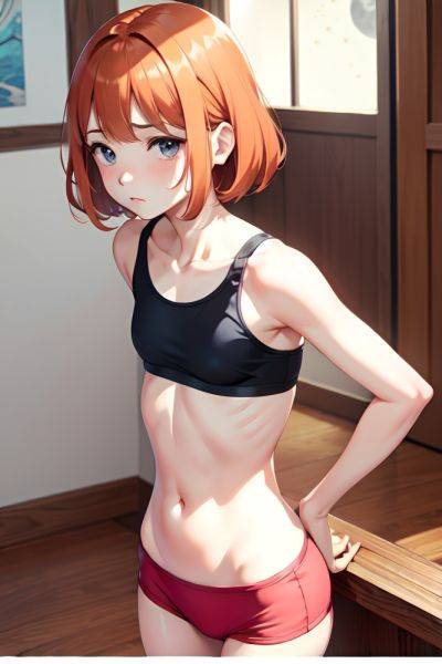 Anime Skinny Small Tits 50s Age Sad Face Ginger Bangs Hair Style Light Skin Comic Moon Front View Plank Bra 3684926032758501032 - AI Hentai - aihentai.co on pornintellect.com
