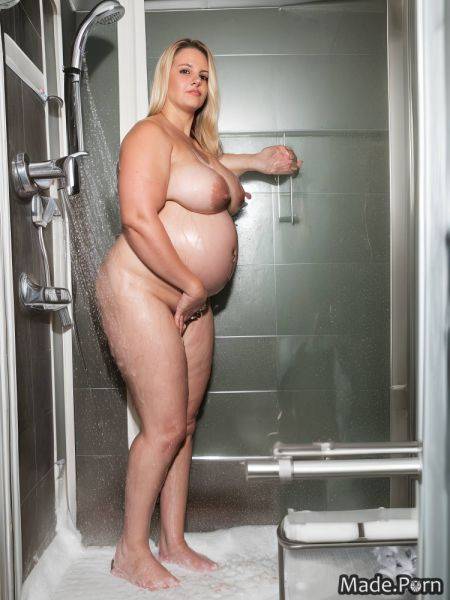 Nipples standing pregnant wife shower athlete ssbbw AI porn - made.porn on pornintellect.com