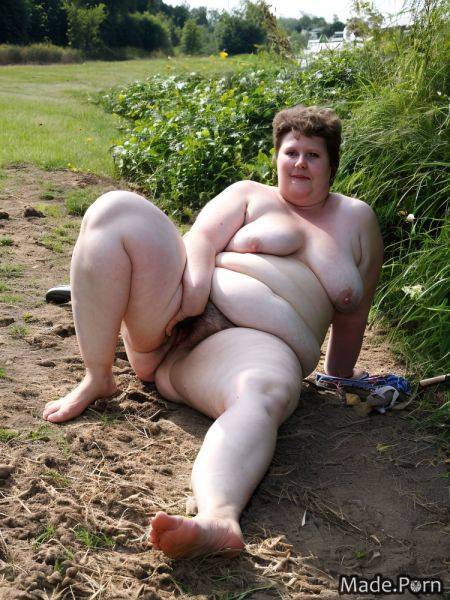 Ginger spreading ass public standing indifferent look short hair thighs AI porn - made.porn on pornintellect.com