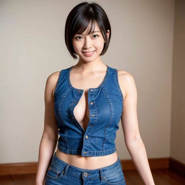 , japanese,woman,twenties,(RAW photo, best quality, masterpiece:1.1), (realistic, photo-realistic:1.2), ultra-detailed, ultra high res, physically-based rendering,short hair,bald,beautiful,(smile),(aegyo sal),Looking at - pornmake.ai - Japan on pornintellect.com
