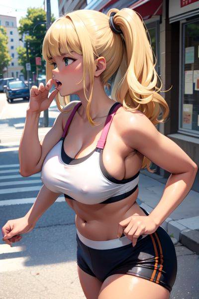 Anime Chubby Small Tits 80s Age Angry Face Blonde Bangs Hair Style Dark Skin Skin Detail (beta) Street Side View Yoga Teacher 3685328041701823278 - AI Hentai - aihentai.co on pornintellect.com