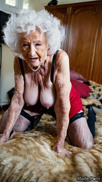 Doggystyle kneeling looking at viewer saggy tits made long hair orgasm AI porn - made.porn on pornintellect.com