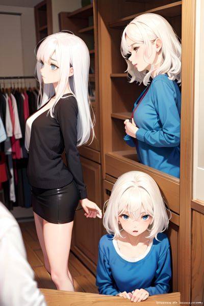 Anime Skinny Small Tits 40s Age Orgasm Face White Hair Messy Hair Style Light Skin Vintage Changing Room Side View Plank Teacher 3685440140349614624 - AI Hentai - aihentai.co on pornintellect.com