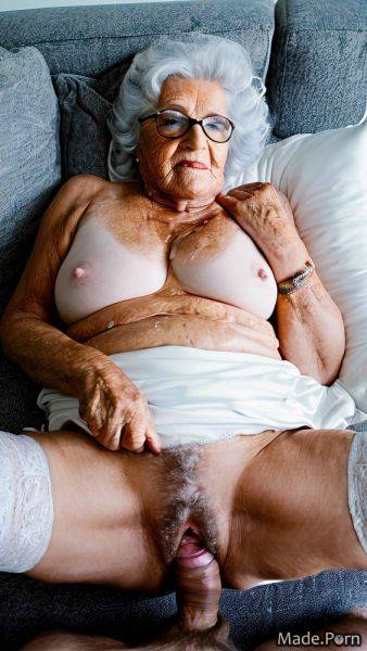 Jewelry fisheye woman bedroom pussy fucking caucasian white hair AI porn - made.porn on pornintellect.com