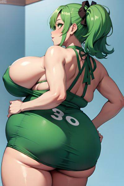 Anime Pregnant Huge Boobs 80s Age Seductive Face Green Hair Pigtails Hair Style Dark Skin Skin Detail (beta) Party Back View Jumping Goth 3685726186333025666 - AI Hentai - aihentai.co on pornintellect.com