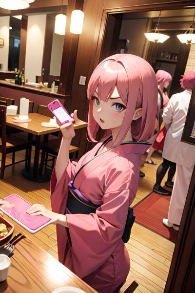 Anime Busty Small Tits 40s Age Angry Face Pink Hair Straight Hair Style Light Skin Mirror Selfie Restaurant Side View Spreading Legs Kimono 3685938787048054944 - AI Hentai - aihentai.co on pornintellect.com