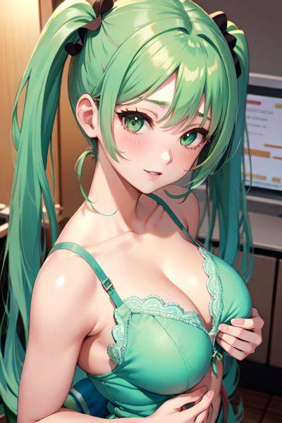 Anime Busty Small Tits 60s Age Orgasm Face Green Hair Pigtails Hair Style Light Skin Warm Anime Hospital Close Up View Massage Bra 3686174580755328656 - AI Hentai - aihentai.co on pornintellect.com