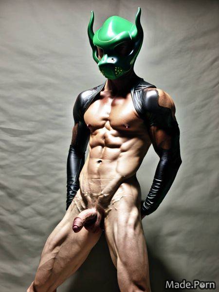 Vivid big cock muscular angry olive lime face mask AI porn - made.porn on pornintellect.com