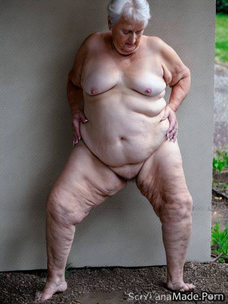 Gyno short hair gigantic boobs feet thighs saggy tits standing AI porn - made.porn on pornintellect.com