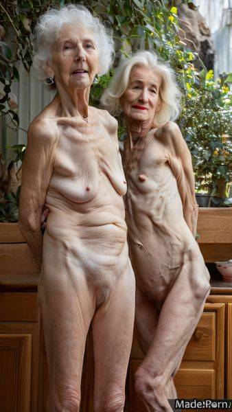 Skinny standing 90 nude looking at viewer tall close up AI porn - made.porn on pornintellect.com
