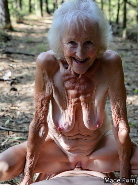 Skinny squatting nude 90 spreading legs white hair evening AI porn - made.porn on pornintellect.com