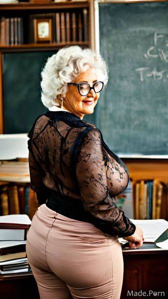 Thick thighs classroom woman made nude short bbw AI porn - made.porn on pornintellect.com