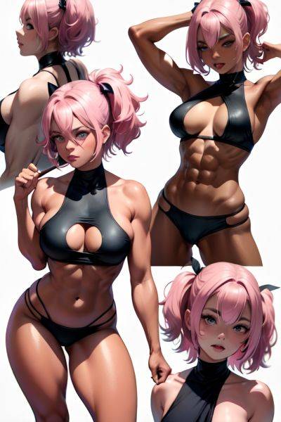 Anime Muscular Small Tits 50s Age Ahegao Face Pink Hair Messy Hair Style Dark Skin Watercolor Casino Back View Spreading Legs Teacher 3687647326282131576 - AI Hentai - aihentai.co on pornintellect.com