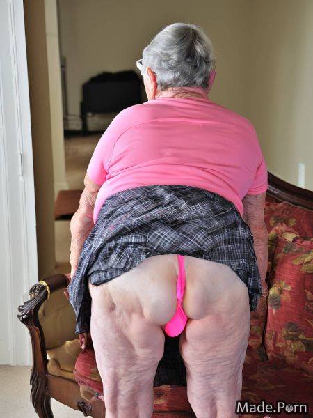 Fairer skin woman pink upskirt medium shot neon 90 AI porn - made.porn on pornintellect.com