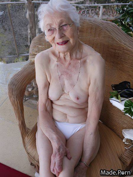 Woman fairer skin white small tits 90 white hair photo AI porn - made.porn on pornintellect.com