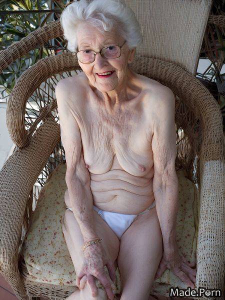 Fairer skin terrace woman white sitting 90 nipples AI porn - made.porn on pornintellect.com