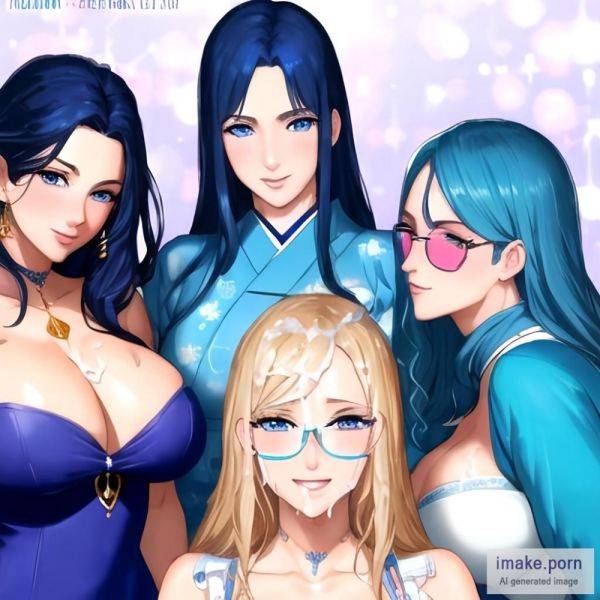 Three Girls, MILF, Hairy Pussy, Blue Eyes, Happy, Party, Facial,... - imake.porn - Japan on pornintellect.com