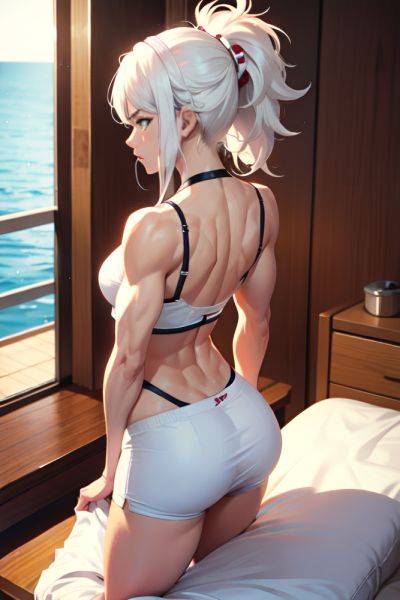 Anime Muscular Small Tits 70s Age Serious Face White Hair Messy Hair Style Light Skin Film Photo Yacht Back View Massage Nurse 3683495809679661701 - AI Hentai - aihentai.co on pornintellect.com
