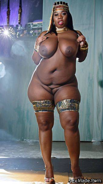 Necklace bimbo seduction short thick big tits tanned skin AI porn - made.porn on pornintellect.com