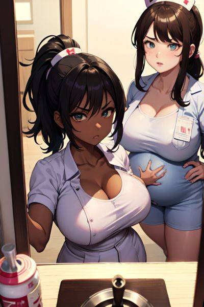 Anime Pregnant Huge Boobs 80s Age Angry Face Brunette Ponytail Hair Style Dark Skin Mirror Selfie Church Close Up View Eating Nurse 3689908628201821929 - AI Hentai - aihentai.co on pornintellect.com