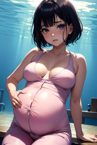 Anime Pregnant Small Tits 80s Age Sad Face Black Hair Bobcut Hair Style Light Skin Crisp Anime Underwater Front View Massage Pajamas 3689970475559817710 - AI Hentai - aihentai.co on pornintellect.com