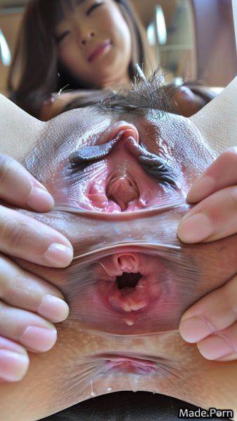 Spreading legs anal gape smile photo spreading pussy lips woman close up AI porn - made.porn on pornintellect.com